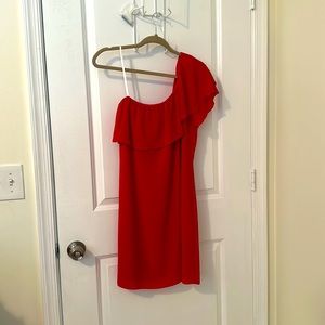 One shoulder dress